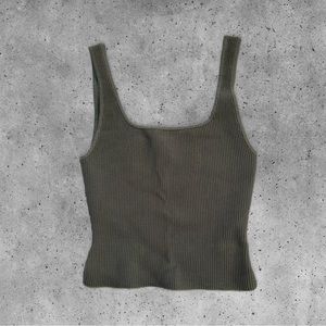 Aritzia Sculpt Knit Squareneck tank